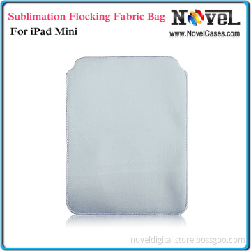 Sublimation Flocking Fabric Bag for iPad Mini